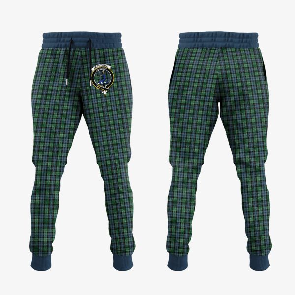 Arbuthnot Tartan Crest Jogger Sweatpants on Sale