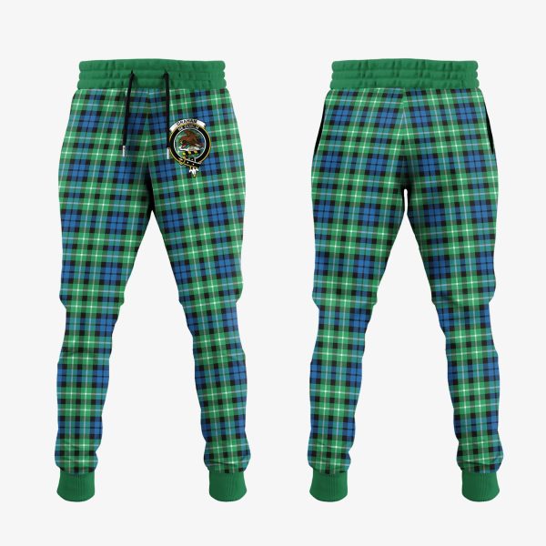 Graham Of Montrose Ancient Tartan Crest Jogger Sweatpants Fashion