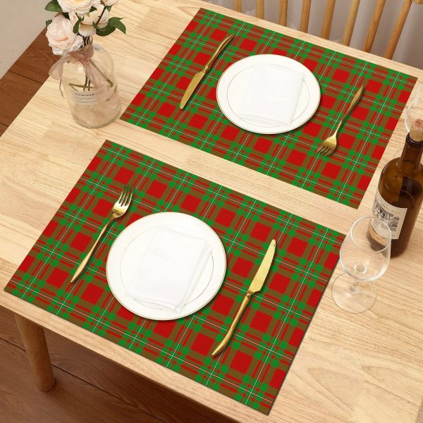 MacGregor Modern Tartan Placemat For Sale - Image 2