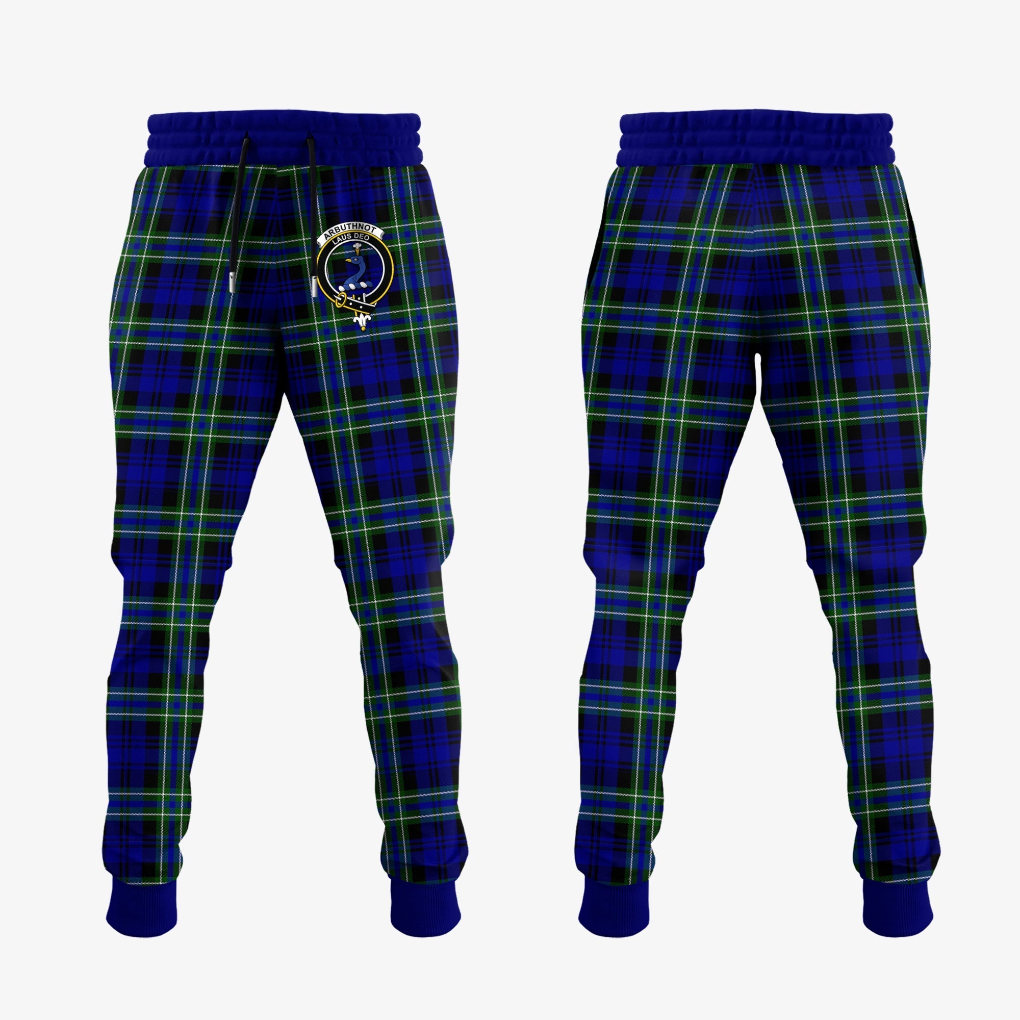 Arbuthnot Modern Tartan Crest Jogger Sweatpants Online Sale
