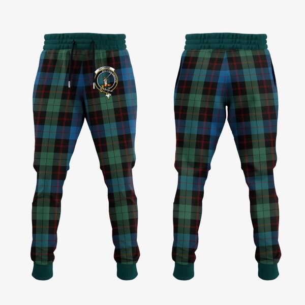 Guthrie Tartan Crest Jogger Sweatpants For Sale