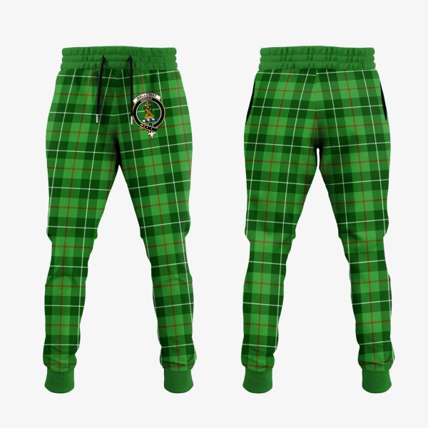 Galloway Tartan Crest Jogger Sweatpants For Cheap