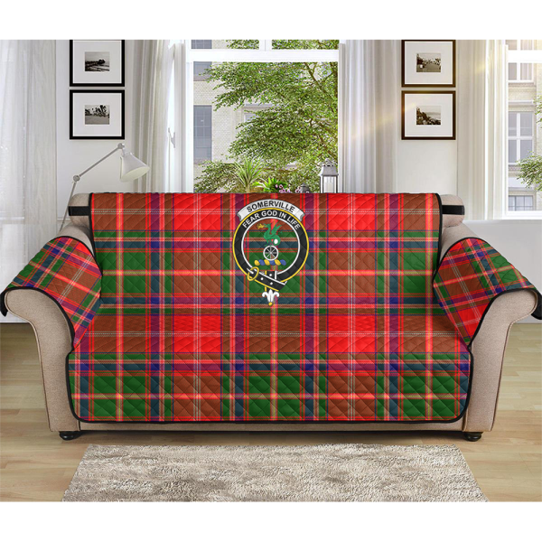 Somerville Modern Tartan Crest Sofa Protector Online Hot Sale - Image 3