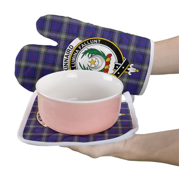 Kinnaird Tartan Crest Oven Mitt And Pot Holder (2 Oven Mitts + 1 Pot Holder) Cheap - Image 2