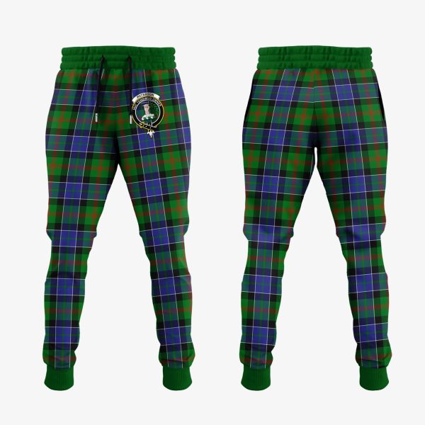 Paterson Tartan Crest Jogger Sweatpants For Discount
