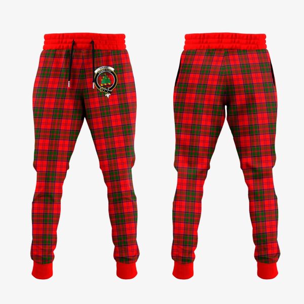 Grant Modern Tartan Crest Jogger Sweatpants Online Hot Sale
