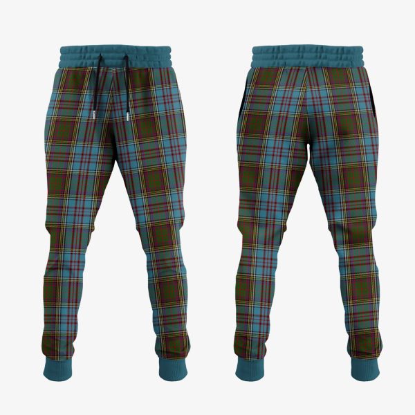Anderson Tartan Crest Jogger Sweatpants Cheap - Image 2