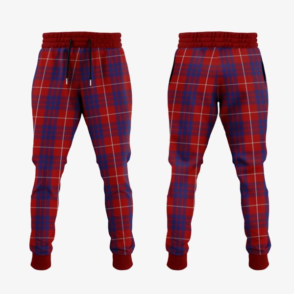 Hamilton Tartan Crest Jogger Sweatpants For Sale - Image 2