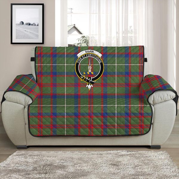 Shaw Green Modern Tartan Crest Sofa Protector Online - Image 2