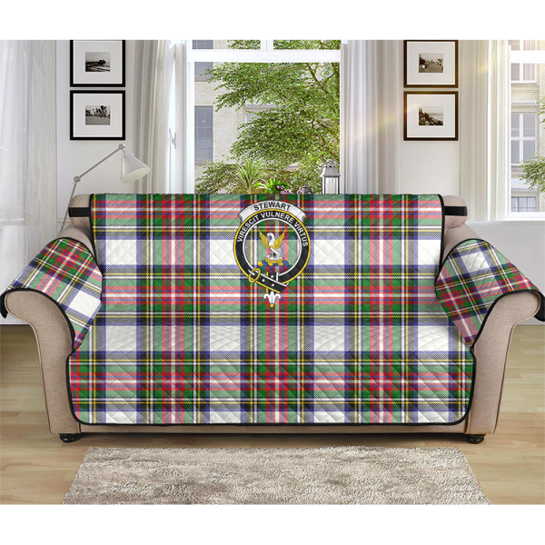 Stewart Dress Modern Tartan Crest Sofa Protector Fashion - Image 3