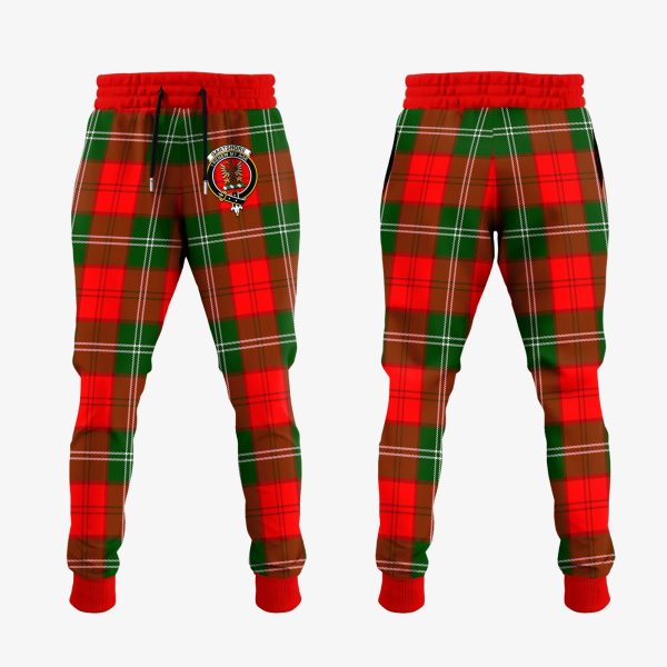 Gartshore Tartan Crest Jogger Sweatpants Supply