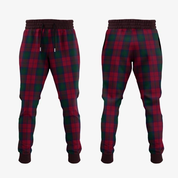 Lindsay Tartan Crest Jogger Sweatpants For Sale - Image 2