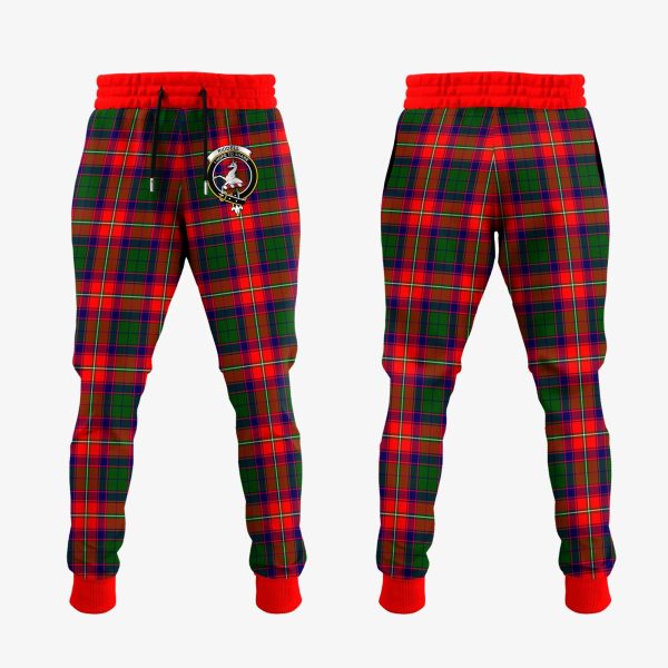 Riddell Tartan Crest Jogger Sweatpants For Cheap
