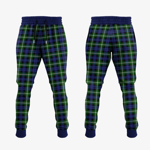 Baillie Modern Tartan Crest Jogger Sweatpants For Cheap - Image 2