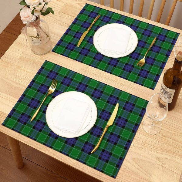 Graham of Menteith Modern Tartan Placemat For Sale - Image 2