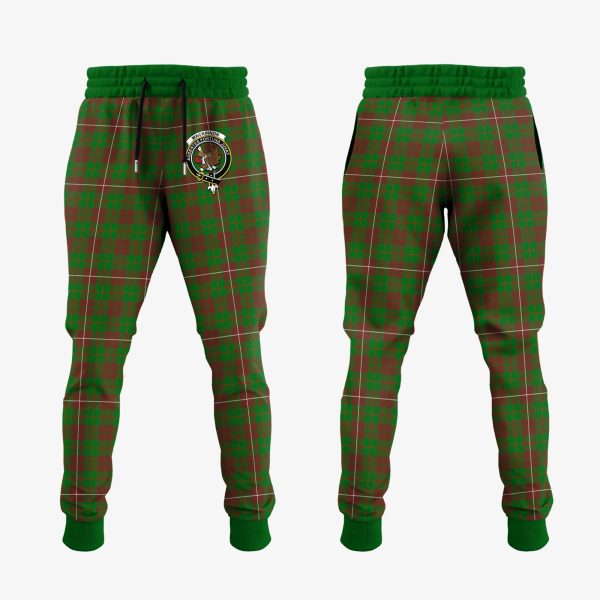 MacKinnon Hunting Modern Tartan Crest Jogger Sweatpants Online now