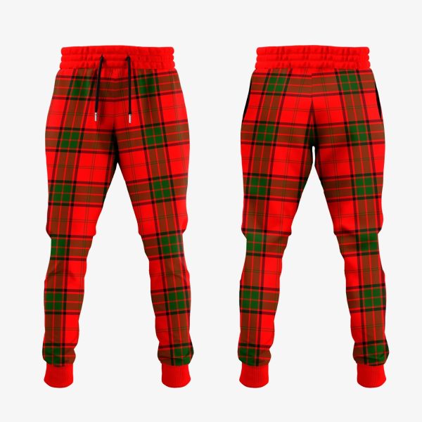 Maxtone Tartan Crest Jogger Sweatpants Fashion - Image 2