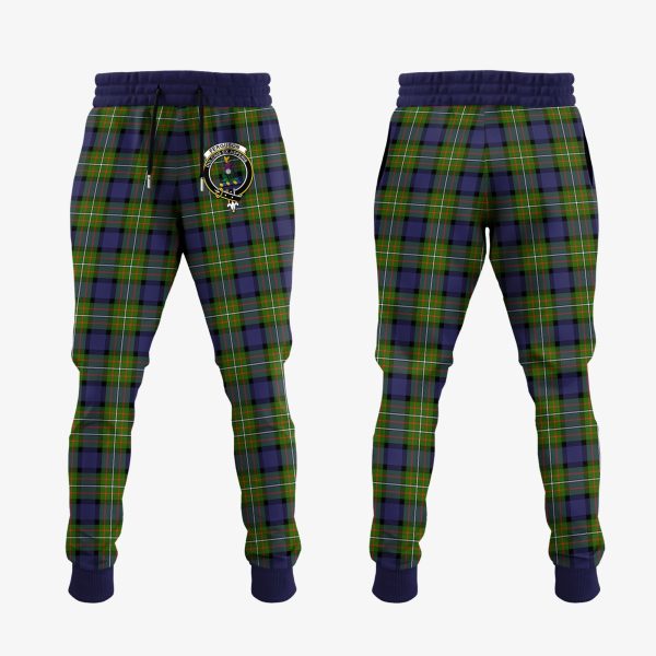 Ferguson Modern Tartan Crest Jogger Sweatpants Supply