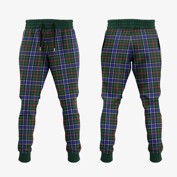 Ogilvie (Ogilvy) Hunting Modern Tartan Crest Jogger Sweatpants Online now - Image 2