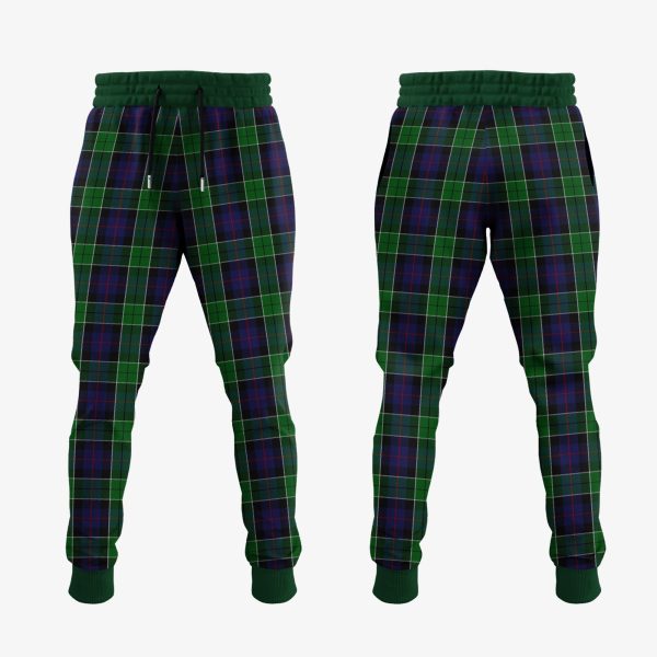 Leslie Hunting Tartan Crest Jogger Sweatpants Hot on Sale - Image 2