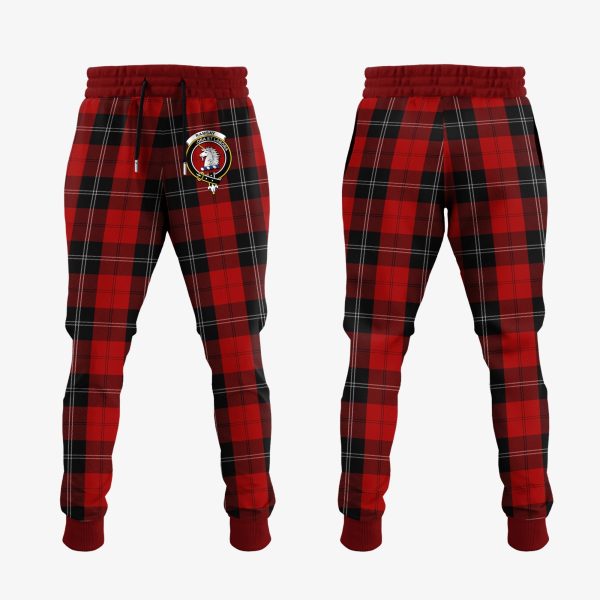 Ramsay Tartan Crest Jogger Sweatpants Discount