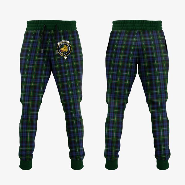 Campbell Of Argyll 01 Tartan Crest Jogger Sweatpants For Discount