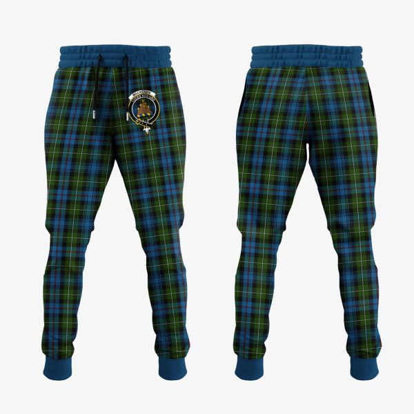 Mackenzie Tartan Crest Jogger Sweatpants For Discount