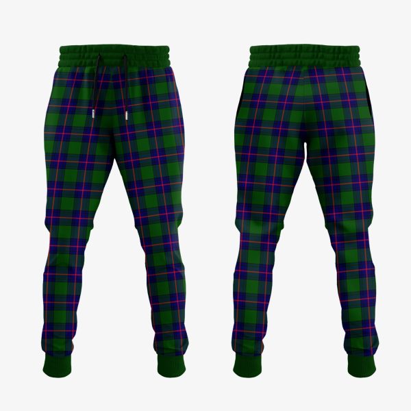 Shaw Modern Tartan Crest Jogger Sweatpants Hot on Sale - Image 2