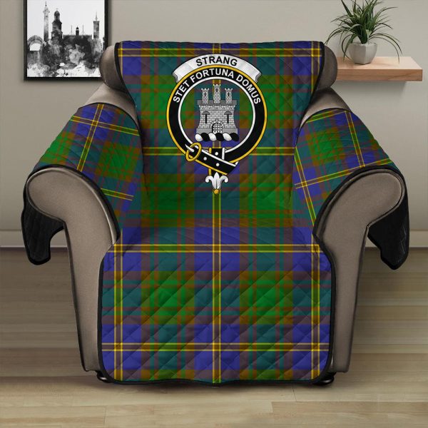 Strange of Balkaskie Tartan Crest Sofa Protector Hot on Sale