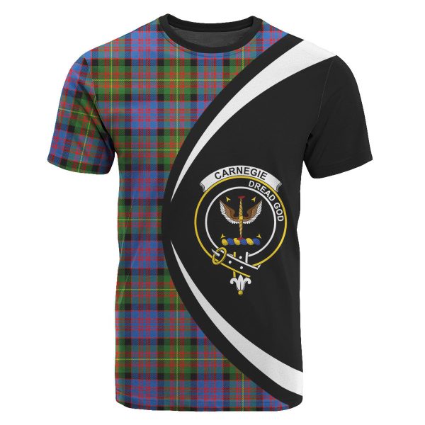 Carnegie Ancient Tartan Crest T-shirt - Circle Style Fashion