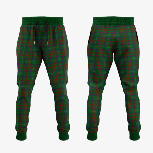 Shaw Of Tordarroch Green Hunting Tartan Crest Jogger Sweatpants Online Sale - Image 2
