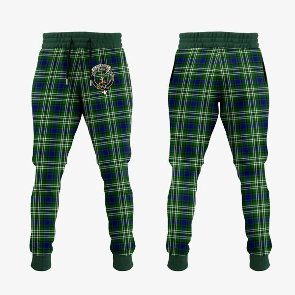 Blackadder Tartan Crest Jogger Sweatpants Discount