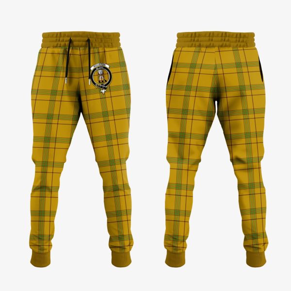 Houston Tartan Crest Jogger Sweatpants Cheap