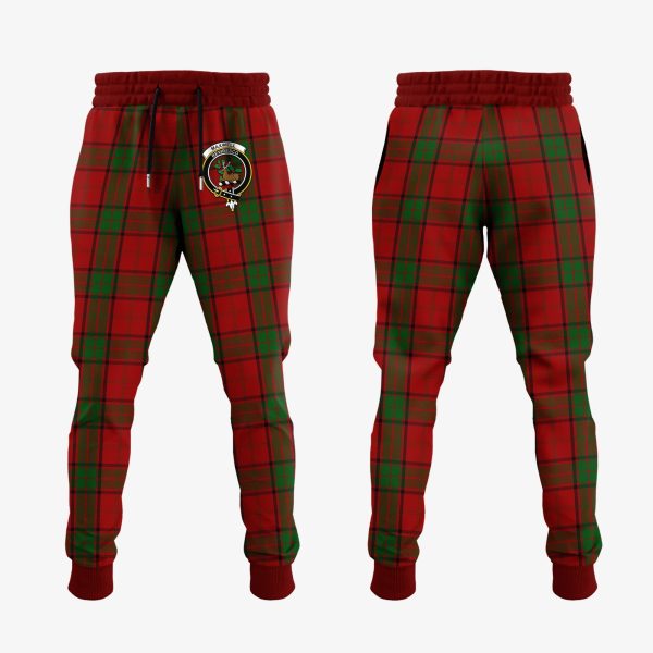 Maxwell Tartan Crest Jogger Sweatpants Supply