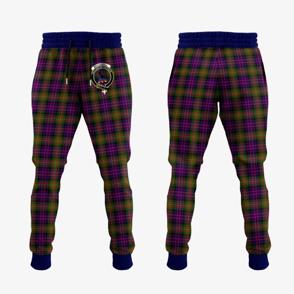 MacDonnell Of Glengarry Modern Tartan Crest Jogger Sweatpants on Sale