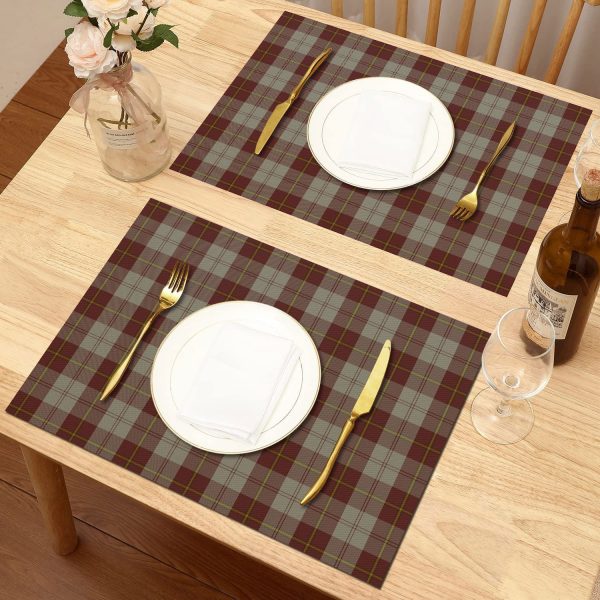 Cunningham Burgundy Dancers Tartan Placemat Sale - Image 2