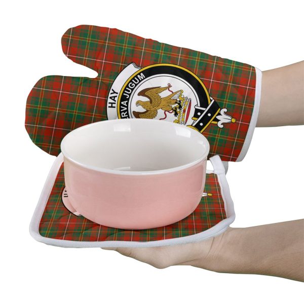 Hay Ancient Tartan Crest Oven Mitt And Pot Holder (2 Oven Mitts + 1 Pot Holder) Online Hot Sale - Image 2