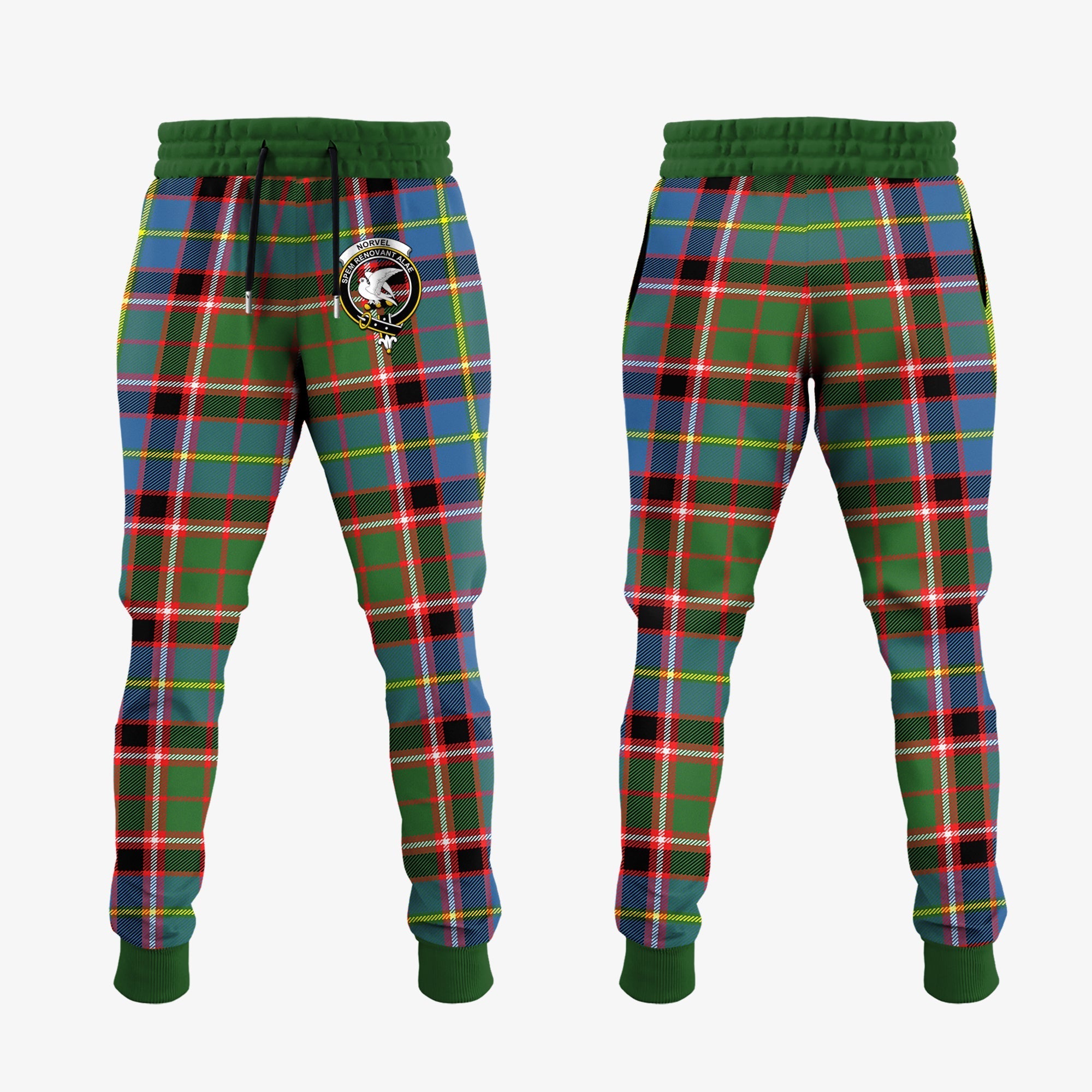 Norvel Tartan Crest Jogger Sweatpants Online