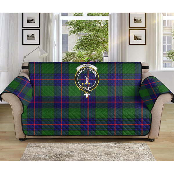 Shaw Modern Tartan Crest Sofa Protector Cheap - Image 3