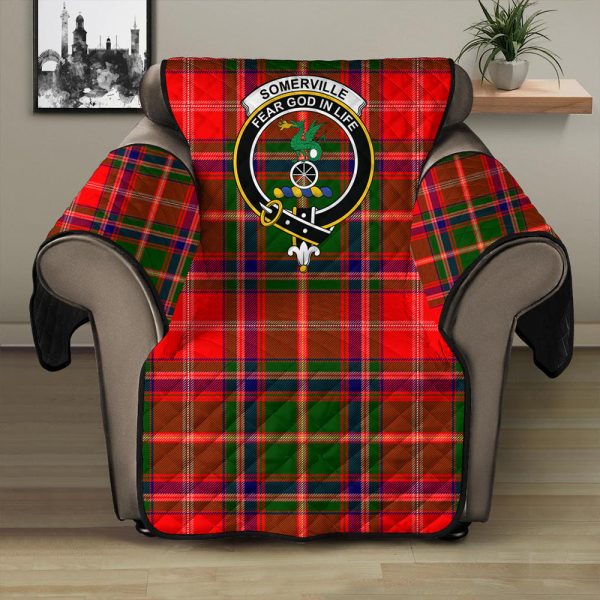 Somerville Modern Tartan Crest Sofa Protector Online Hot Sale