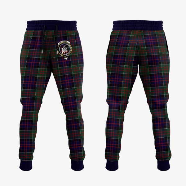 MacDonald Of Clanranald Tartan Crest Jogger Sweatpants Cheap