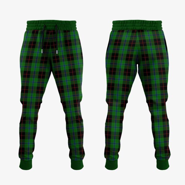 Douglas Black Tartan Crest Jogger Sweatpants Hot on Sale - Image 2