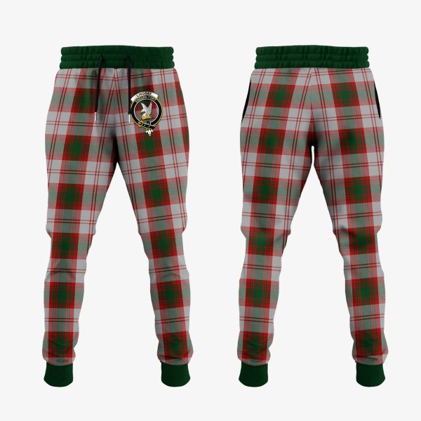 Lindsay Dress Red Tartan Crest Jogger Sweatpants Supply