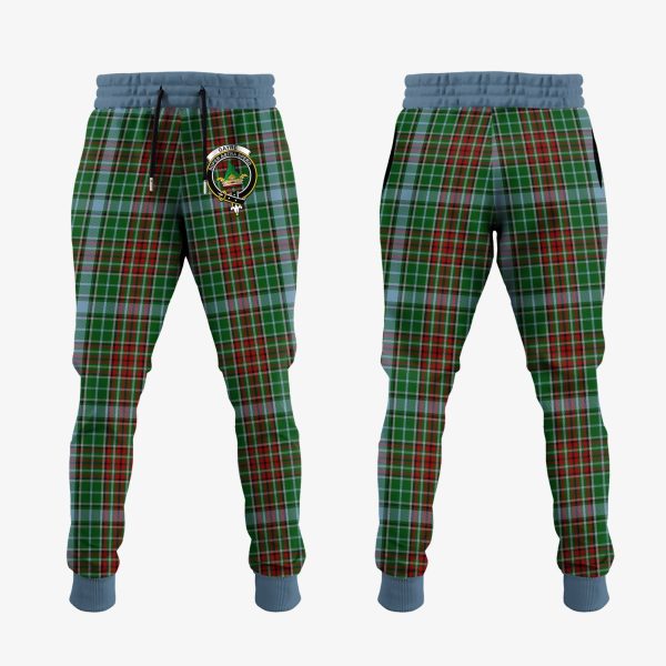 Gayre Tartan Crest Jogger Sweatpants Cheap