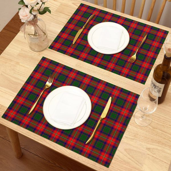 Charteris (Earl of Wemyss) Tartan Placemat Hot on Sale - Image 2