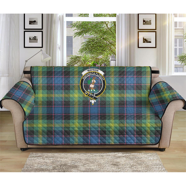 Watson Ancient Tartan Crest Sofa Protector For Discount - Image 3