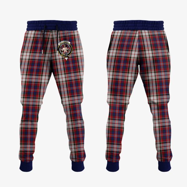 MacFarlane Dress Tartan Crest Jogger Sweatpants Hot on Sale