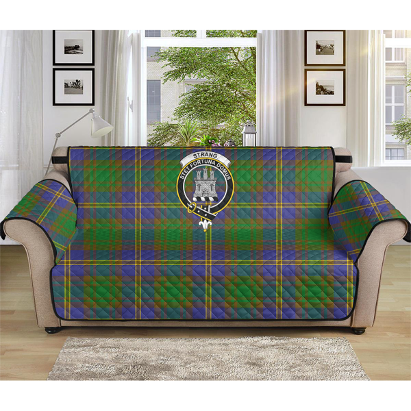 Strange of Balkaskie Tartan Crest Sofa Protector Hot on Sale - Image 3