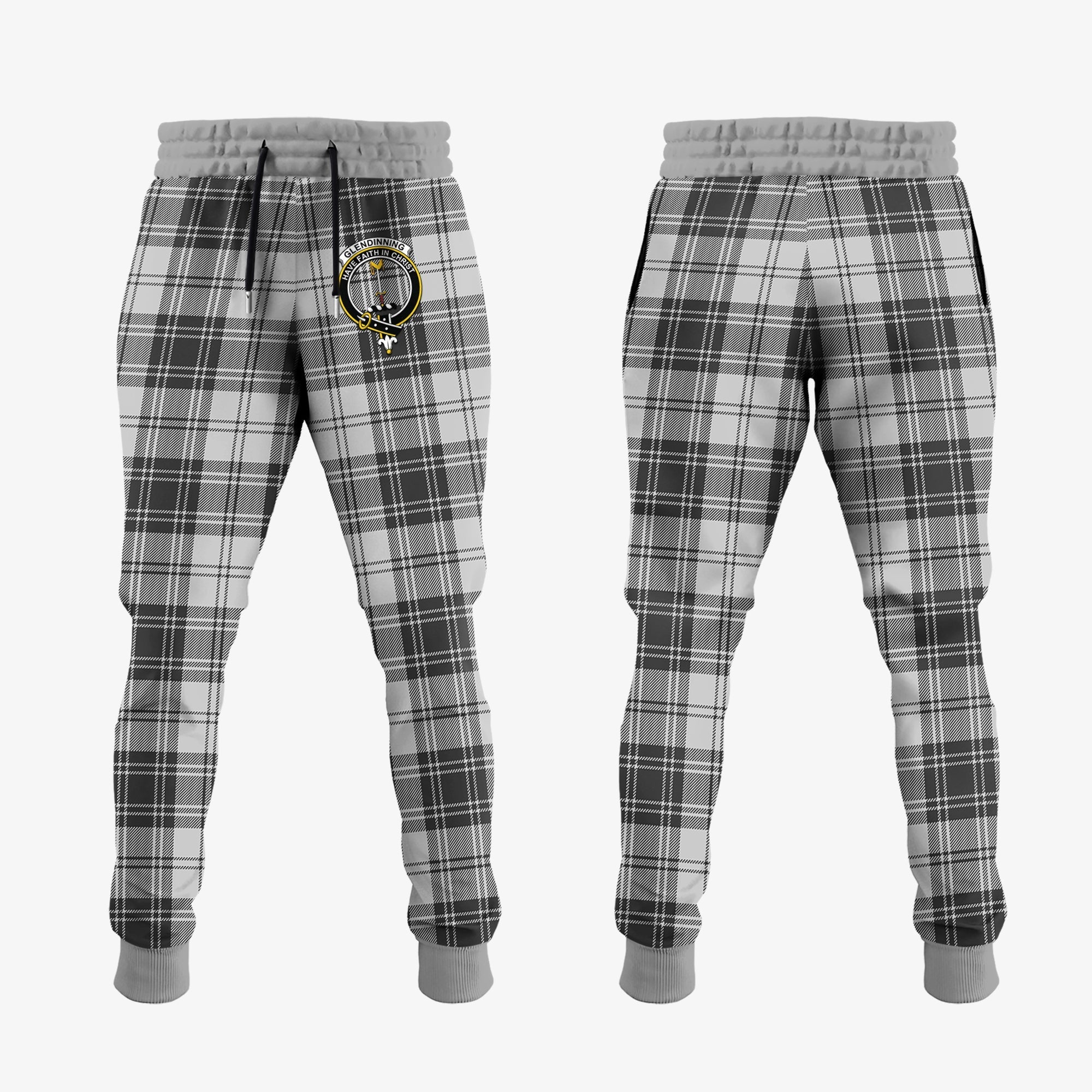 Glendinning Tartan Crest Jogger Sweatpants For Discount