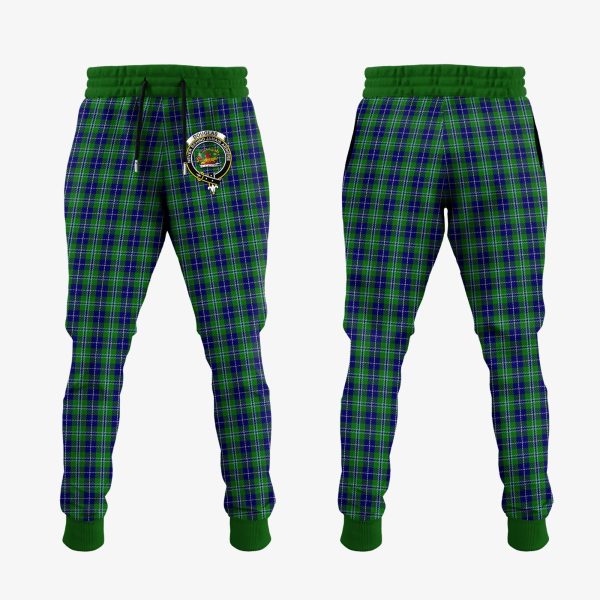 Douglas Tartan Crest Jogger Sweatpants Online Sale